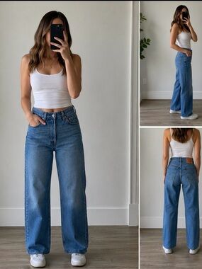 Levi's Women’s Straight Blue Jeans